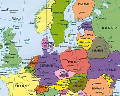 Current Map of Europe